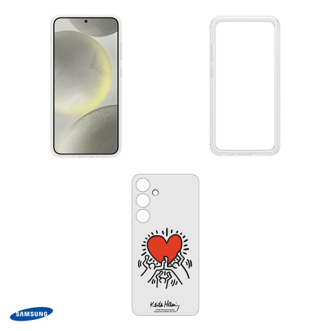 Husa Suit pentru Samsung Galaxy S24 Plus, Carcasa, Alb [3]