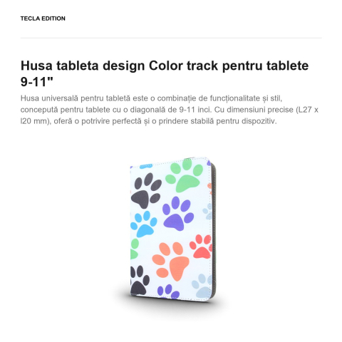 Husa tableta design Color track pentru tablete 9-11" [1]