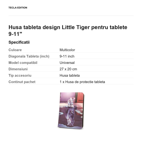 Husa tableta design Little Tiger pentru tablete 9-11" [2]