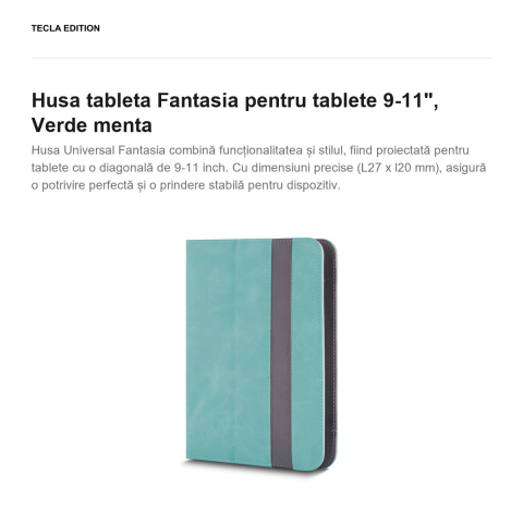 Husa tableta Fantasia pentru tablete 9-11", Verde menta [1]