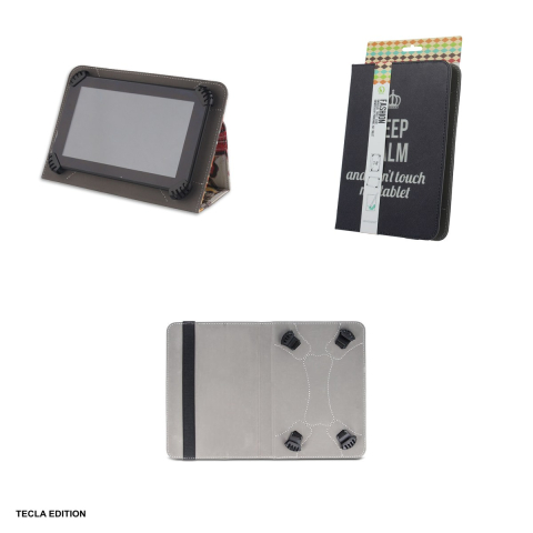 Husa tableta Keep Calm pentru tablete 9-11", Negru [3]