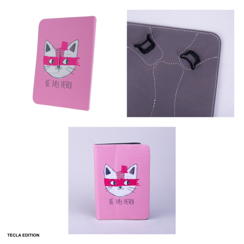 Husa tableta Kitty 2 pentru tablete 9-11", Roz [3]
