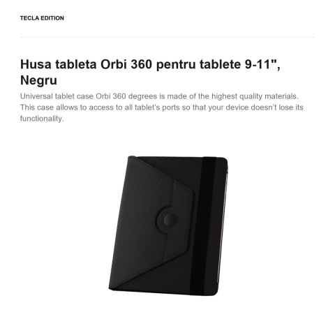 Husa tableta Orbi 360 pentru tablete 9-11", Negru [1]