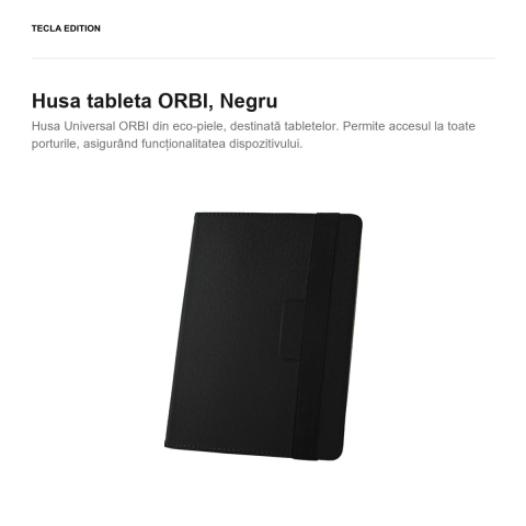 Husa tableta ORBI pentru tablete 12-13", Negru [1]