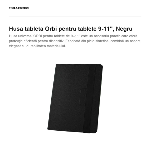 Husa tableta Orbi pentru tablete 9-11", Negru [1]