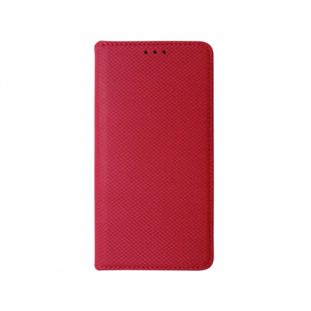 Huse si protectii pentru Samsung Galaxy A05s - Husa tip carte, compatibila cu Samsung Galaxy A05s, premium flip book cu inchidere magnetica si functie stand, buzunar card, rosie
