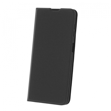Huse si protectii pentru Samsung Galaxy A14 4G - Husa tip carte Smart Soft, pentru Samsung Galaxy A14 4G / A14 5G, premium flip book cu inchidere magnetica si functie stand, buzunar card, neagra