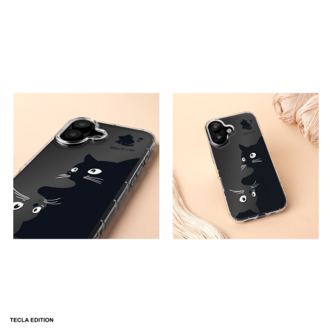 Husa Ultra Trendy cat pentru iPhone 15 Pro, Carcasa, Transparent [4]