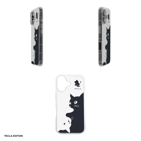 Husa Ultra Trendy cat pentru iPhone 15 Pro, Carcasa, Transparent [3]
