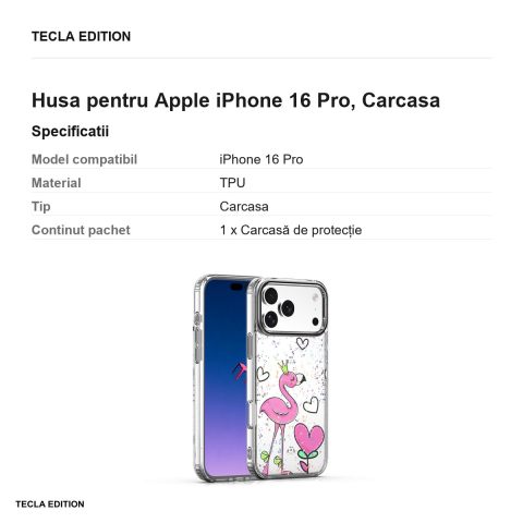 Husa Ultra Trendy Love 2 pentru Apple iPhone 16 Pro, Carcasa, Imprimeu [2]
