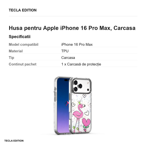 Husa Ultra Trendy Love 2 pentru Apple iPhone 16 Pro Max, Carcasa, Imprimeu [2]