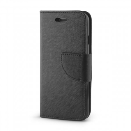 Huse si protectii diverse pentru Xiaomi - Husa universala pentru smartphone cu ecran de 6.1 inch pana la 6.7 inch, 167mm x 79mm, tip carte, cu inchidere magnetica si functie stand, buzunar card, Smart Flipbook Universal Silicon, neagra