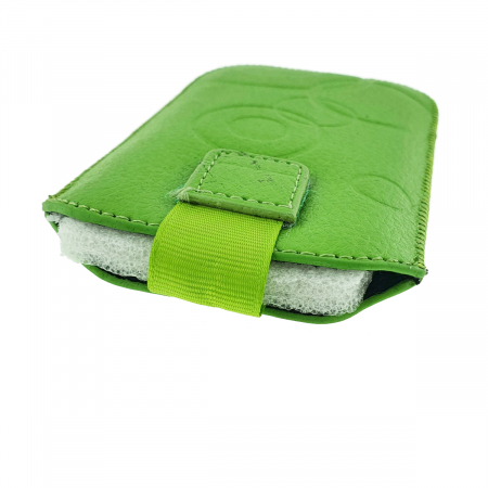 Husa universala tip saculet, din piele ecologica, Esperanza 90662, dimensiune M, 125 x 75 x 15mm, verde [3]