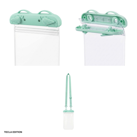 Husa universala Waterproof rainbow turquoise, Carcasa, Verde [3]