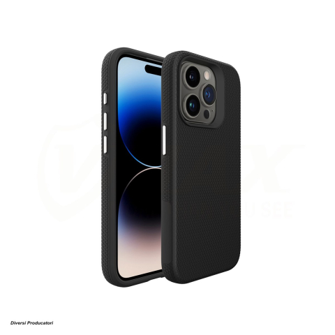 Huse si protectii smartphone - Husa Vmax Triangle pentru iPhone 15 Plus, Carcasa, Negru