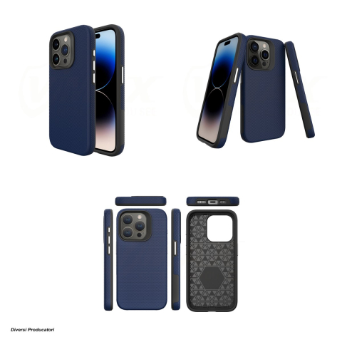 Husa Vmax Triangle pentru iPhone 16 Plus, Carcasa, Albastru [3]