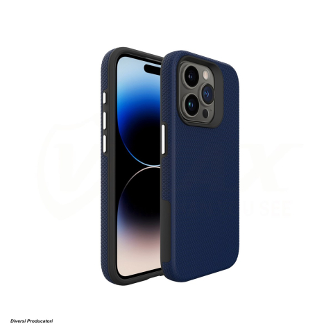 Huse si protectii smartphone - Husa Vmax Triangle pentru iPhone 16 Plus, Carcasa, Albastru