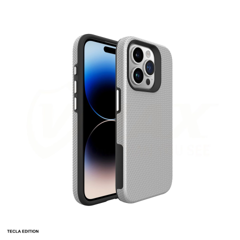Huse telefoane - Husa Vmax Triangle pentru Samsung Galaxy A35 5G, Carcasa, Argintiu