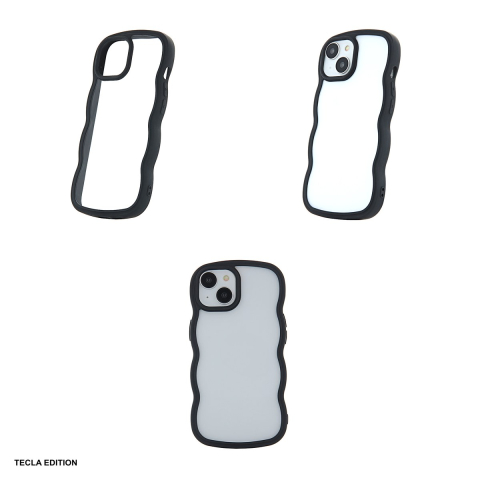 Husa Wave pentru iPhone 13 Pro, Carcasa, TPU (poliuretan termoplastic), PC, Negru [3]