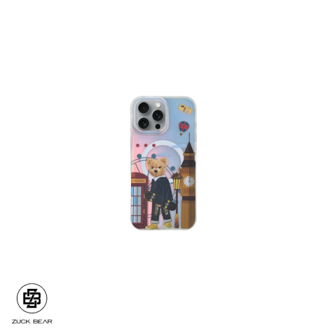 Huse si protectii pentru iPhone 16 Pro - Husa Zuck Bear Darnell London pentru iPhone 16 Pro, Carcasa