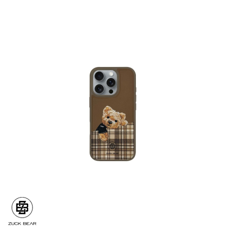 Huse si protectii smartphone - Husa Zuck Bear Darren pentru iPhone 16 Pro, Carcasa, Auriu