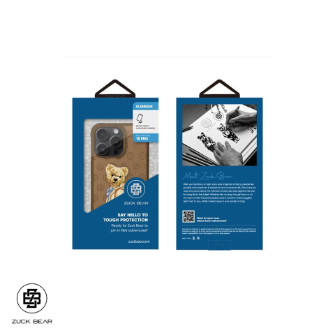 Husa Zuck Bear Paris Gentleman Suit pentru iPhone 15 Pro Max, Carcasa [3]