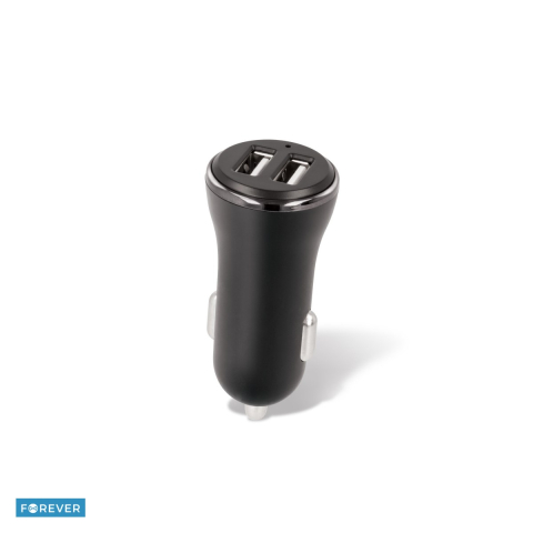 Incarcatoare telefoane - Incarcator auto Forever CC-03, 3.6 A, 2x USB, negru
