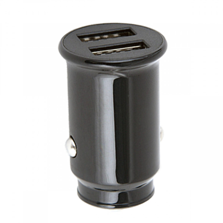Incarcator auto Platinet 44992, 2 porturi USB, 2.1 A, protectie scurt circuit, negru [1]