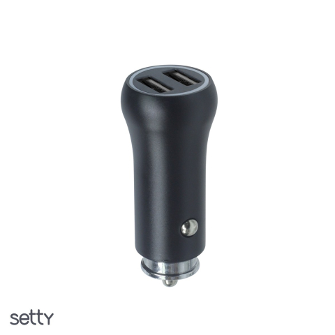 Incarcator auto Setty AA-31, 3 A, 2x USB, negru [3]