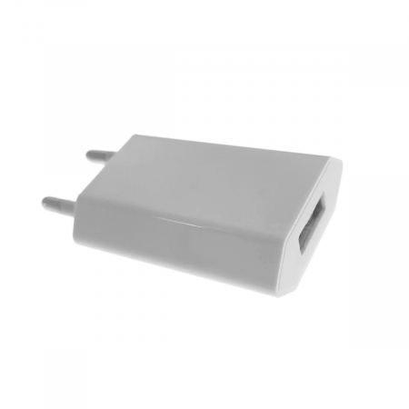 Priza retea - Incarcator de perete, adaptor de alimentare USB,1000 mA, alb