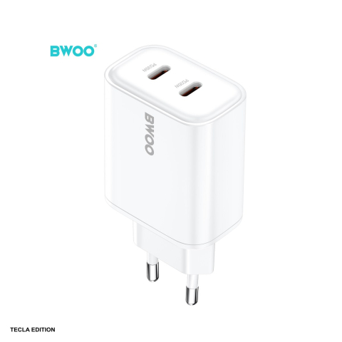 Accesorii smartphone - Incarcator priza BWOO CDA206, 35W, 1 x USB-C, Power Delivery, Alb