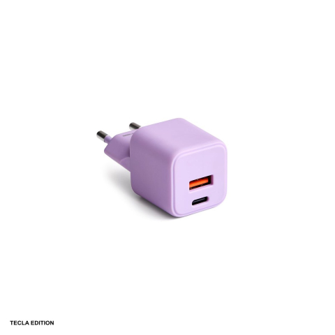Accesorii smartphone - Incarcator priza Colorum CLS30-AC-09, 30W, 1 x USB-A, 1 x USB-C, Power Delivery, Lila