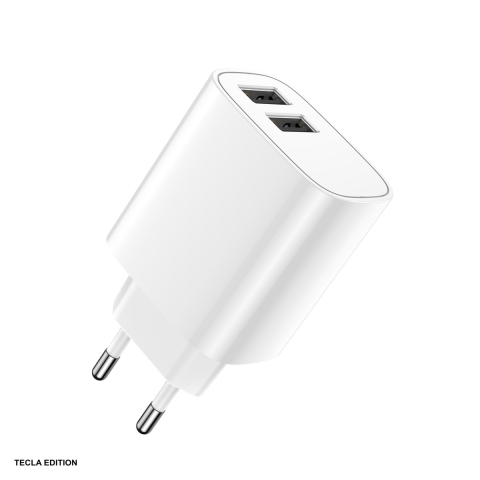Accesorii IT - Incarcator priza Forever LS-03, 2.4A, 2 x USB-A, Quick Charge, Alb