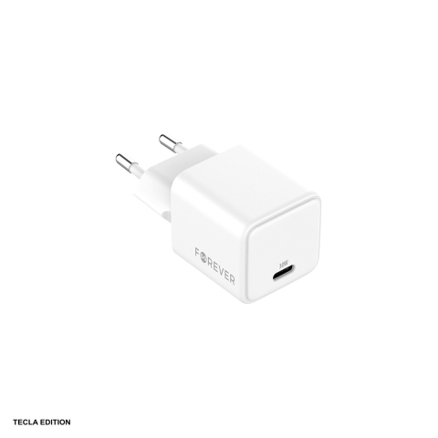 Accesorii smartphone - Incarcator priza Forever TC-08-30C, 30W, 1 x USB-C, Power Delivery, GaN, Alb