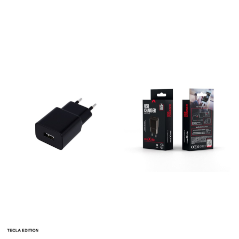 Incarcator priza Maxlife MXTC-01, 1A, 1 x USB-A, Negru [3]