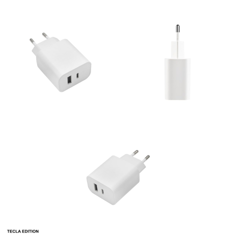 Incarcator priza Maxlife MXTC-06, 20W, 1 x USB-C, 1 x USB-A, Power Delivery, Quick Charge, Alb [3]