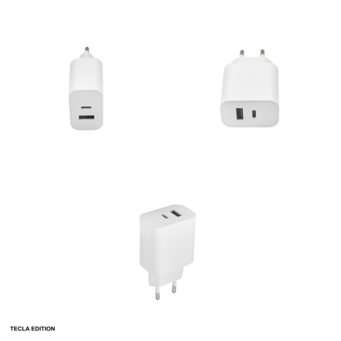 Incarcator priza Maxlife MXTC-06, 20W, 1 x USB-C, 1 x USB-A, Power Delivery, Quick Charge, Alb [4]