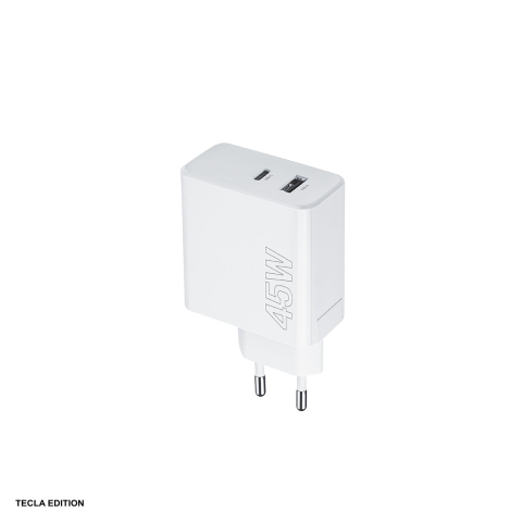 Accesorii IT - Incarcator priza Maxlife MXTC-07-45AC, 45W, 1 x USB-C, 1 x USB-A, Power Delivery, Quick Charge, Alb