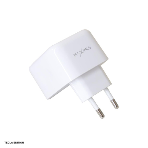 Accesorii IT - Incarcator priza Maxximus Thunder, 35W, 2 x USB-C, Power Delivery, Alb