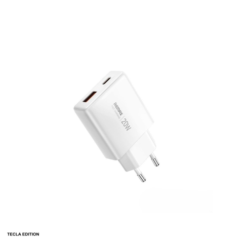 Incarcator priza retea - Incarcator priza Remax RP-U01-AC, 20W, GaN, Alb