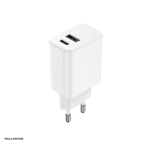 Accesorii IT - Incarcator priza Setty, 20W, 1 x USB-A, 1 x USB-C, Alb