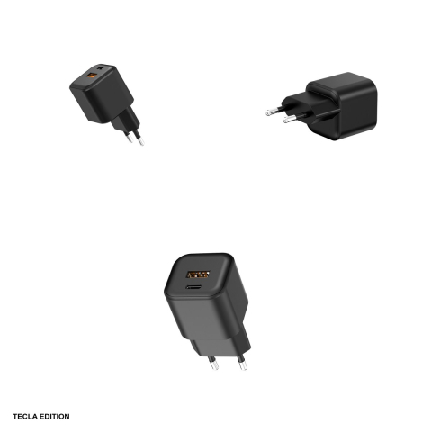 Incarcator priza Setty LSGaN-AC-201, 20W, 1 x USB-A, 1 x USB-C, Negru [3]