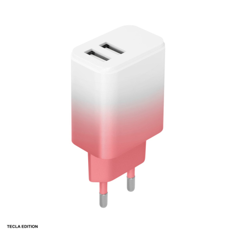Accesorii smartphone - Incarcator priza Setty LSIG-AA-20, 18W, 2 x USB-A, Alb-Roz