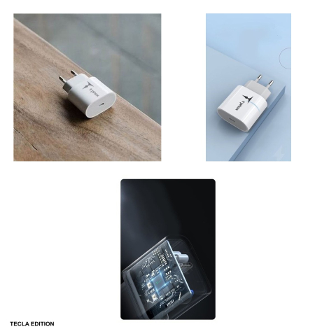 Incarcator priza T-Phox iSpeed, 20W, Alb [3]