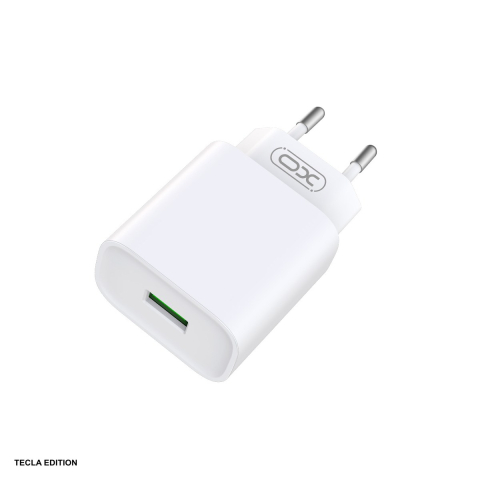 Accesorii IT - Incarcator priza XO CE02D, 18W, 1 x USB-A, Quick Charge 3.0, Alb