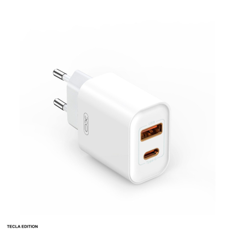 Accesorii IT - Incarcator priza XO CE12, 20W, 1 x USB-A, 1 x USB-C, Power Delivery, Quick Charge 3.0, Alb