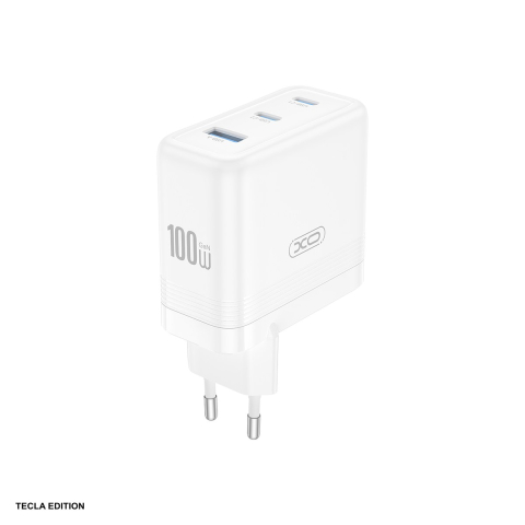 Accesorii IT - Incarcator priza XO CE35, 100W, 2 x USB-C, 1 x USB-A, Power Delivery, Alb