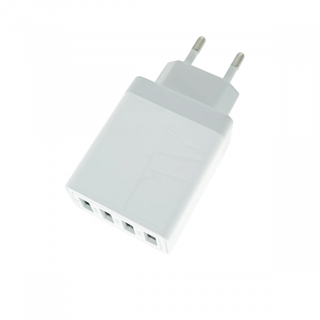 Incarcator rapid de perete QC 3.0, 30W, 5.4A, 4xUSB, Blow 11760, 100-240V, alb [2]