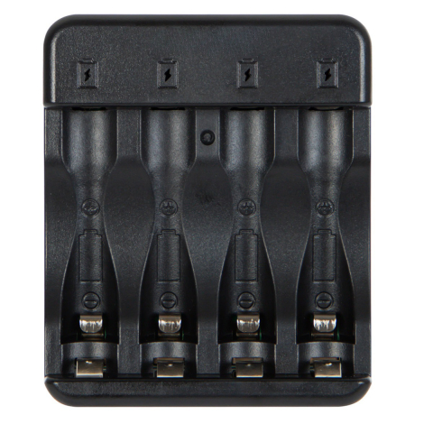 Incarcator rapid USB-C XN-108 pentru 4 baterii AA/AAA - Cu indicator LED si protectii multiple, alimentare USB, compact [1]