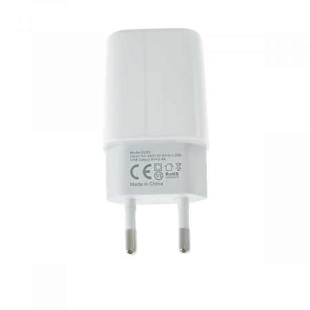 Incarcator retea, 2 x USB, Fast Charge, 5V, 2.4A, Jellico EU02 64875, 100-240V, alb [2]